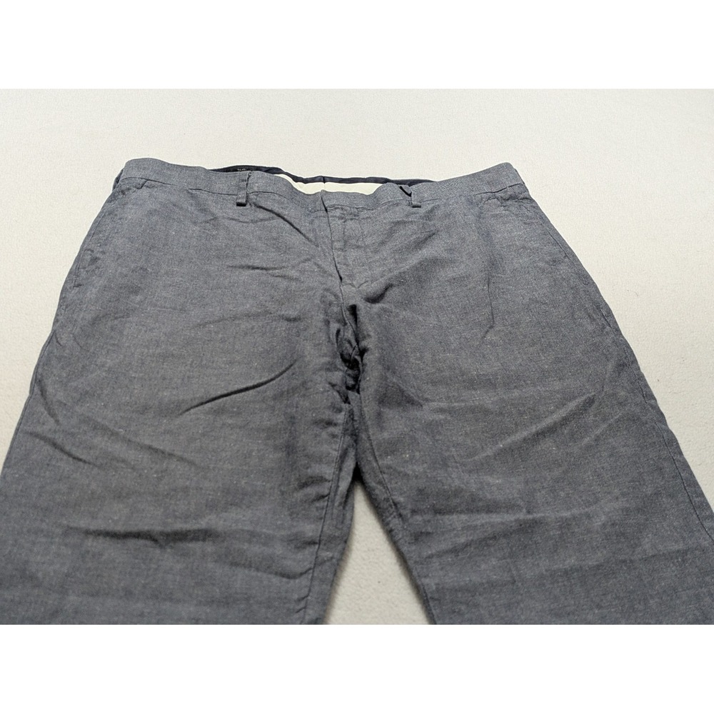 J. CREW Ludlow Slim fit suit pant Blue Baird McNutt Irish cotton Linen Size 34 - Picture 6 of 11
